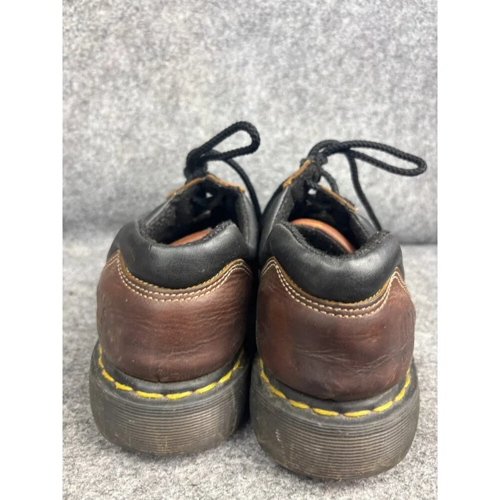 Dr. Doc Martens Industrial Steel Toe Safety Shoes Men's‎ 9 Brown Leather 1993